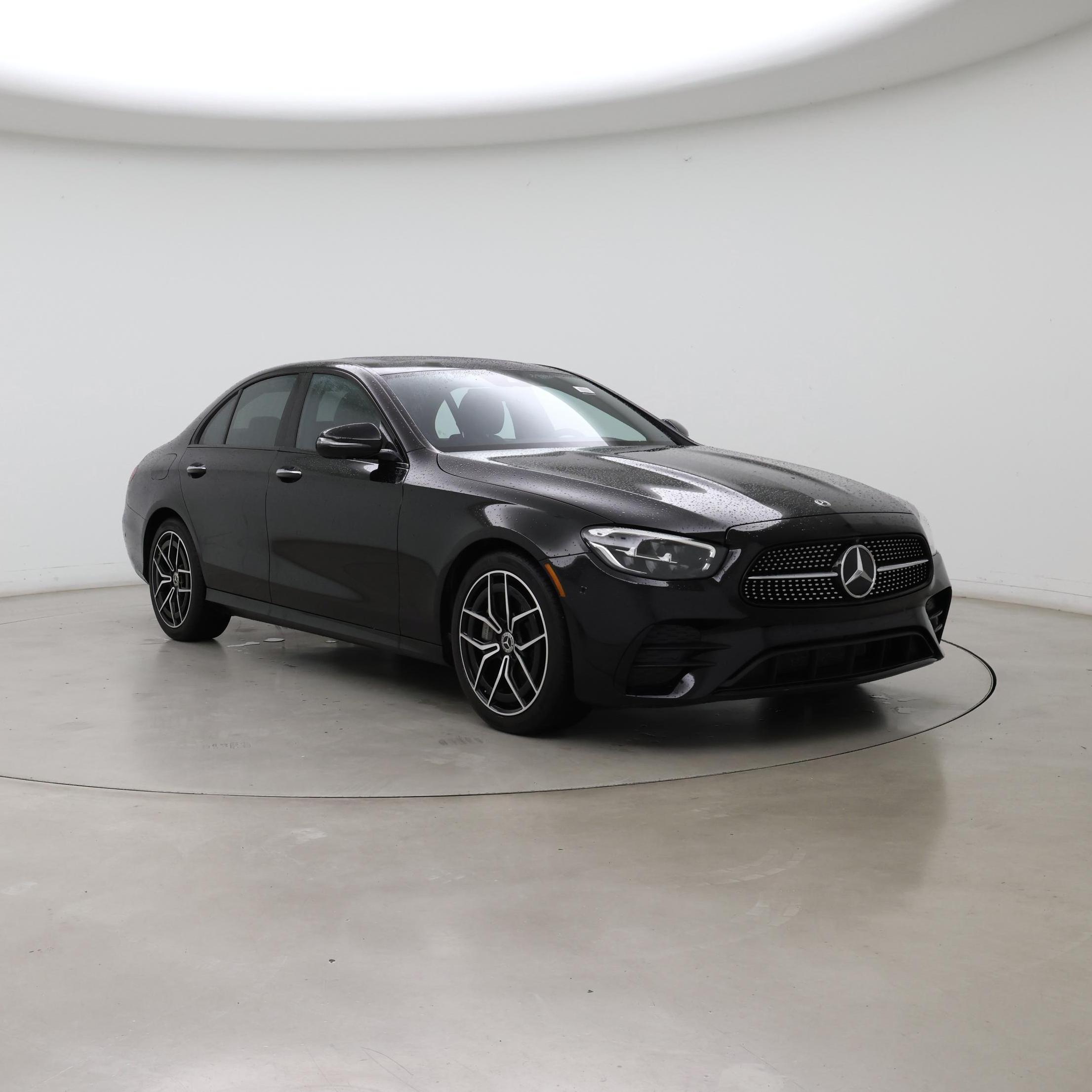 Black 2022 Mercedes-Benz E-Class Sedan Rear-Wheel Drive Automatic