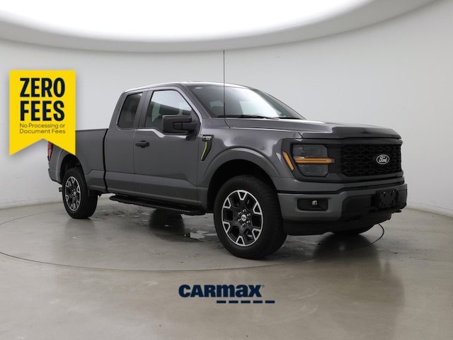 Gray 2025 Ford F-150 STX SuperCab LB 4WD Pickup Truck Four-Wheel Drive Automatic