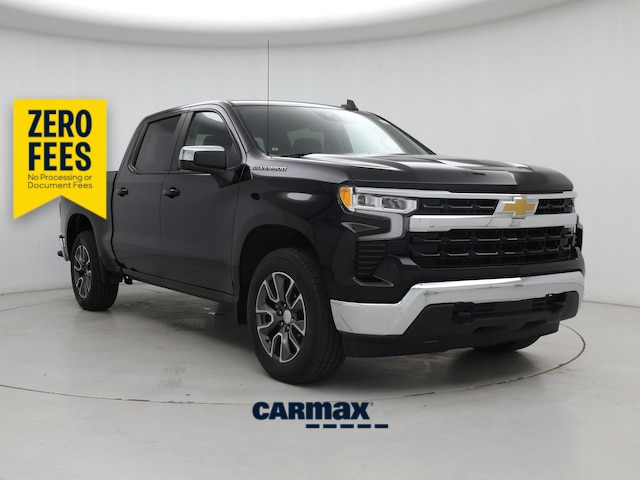 Black 2023 Chevrolet Silverado 1500 Pickup Truck Four-Wheel Drive Automatic