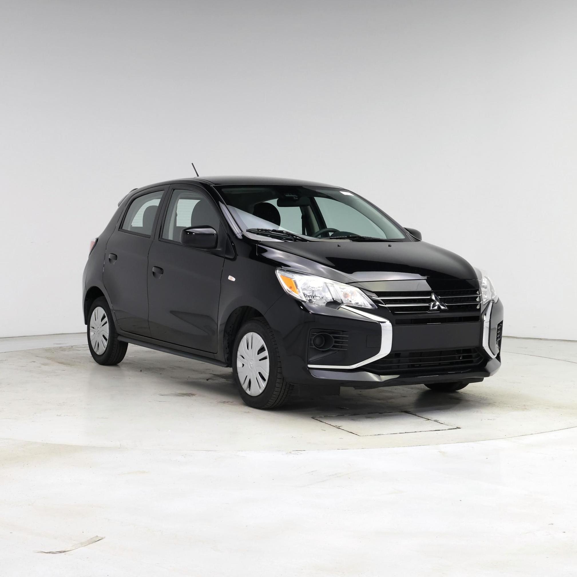 Black 2024 Mitsubishi Mirage ES FWD Hatchback Front-Wheel Drive Automatic