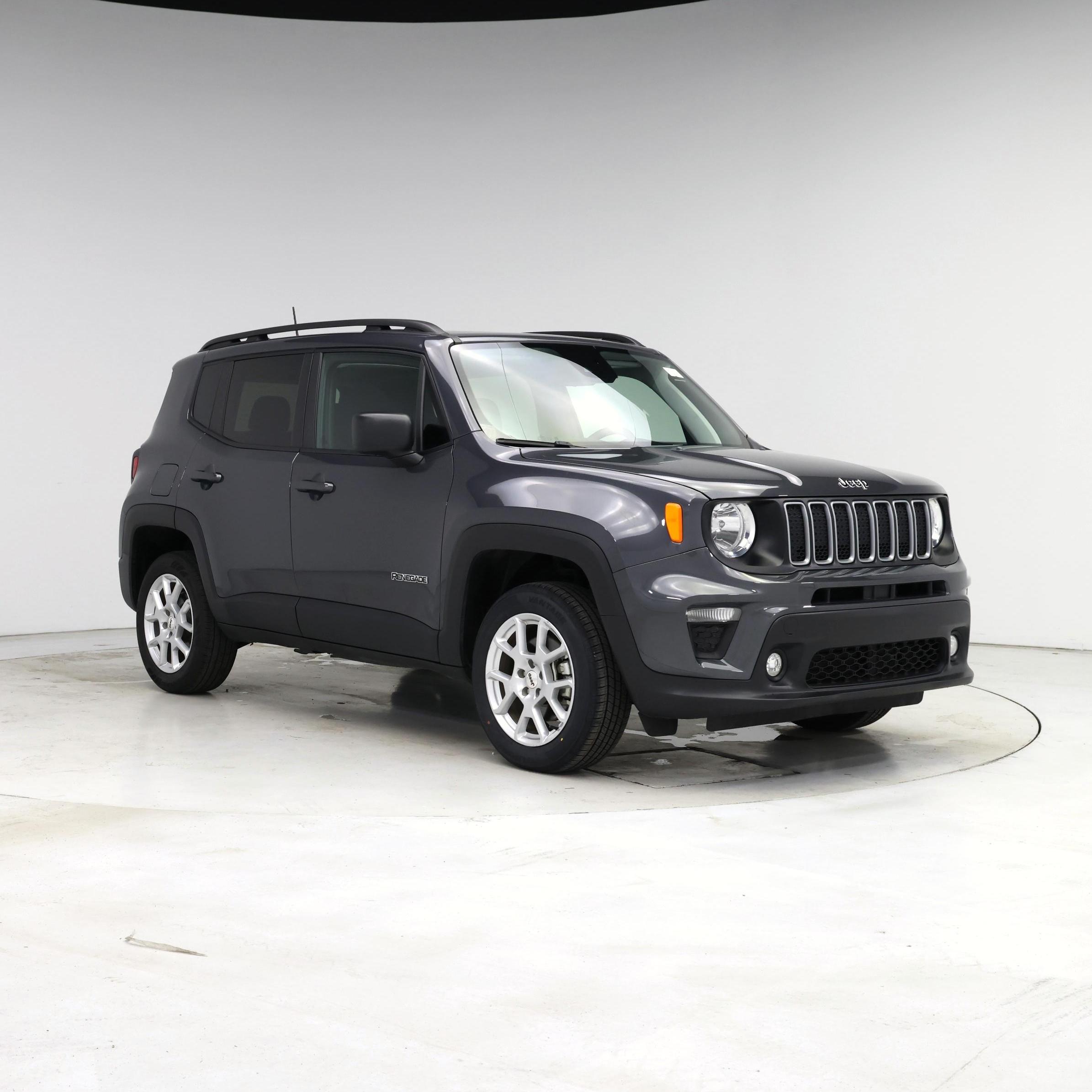 Gray 2023 Jeep Renegade Latitude 4WD SUV / Crossover Four-Wheel Drive Automatic
