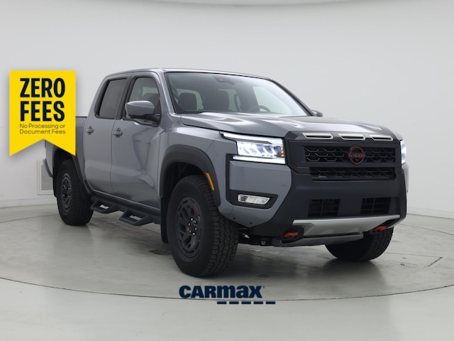 Gray 2025 Nissan Frontier PRO-4X Crew Cab 4WD Pickup Truck Four-Wheel Drive Automatic