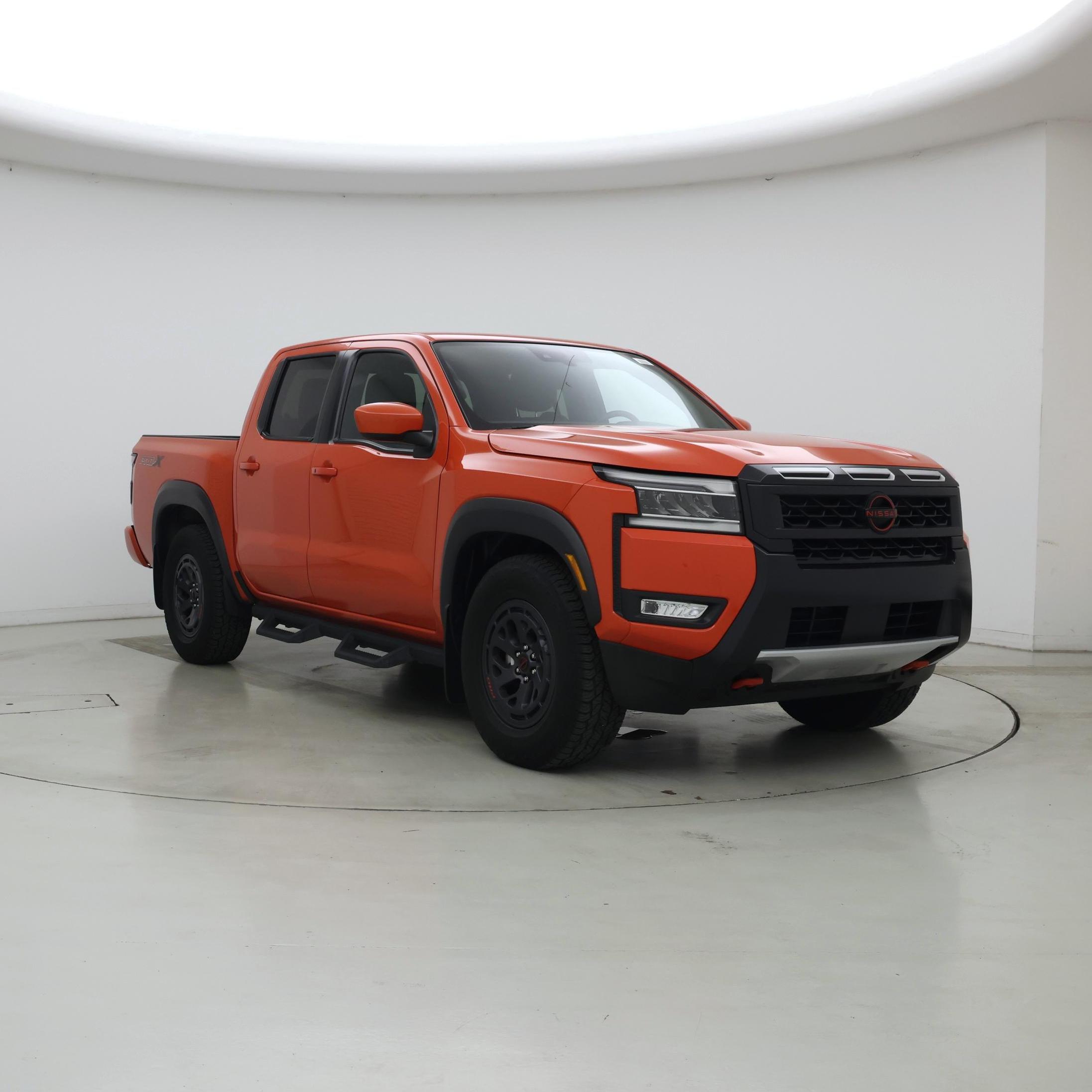 Orange 2025 Nissan Frontier PRO-X Crew Cab RWD Pickup Truck 4X2 Automatic