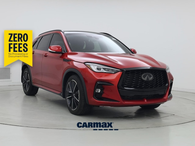 Red 2023 INFINITI QX50 SUV / Crossover All-Wheel Drive Automatic