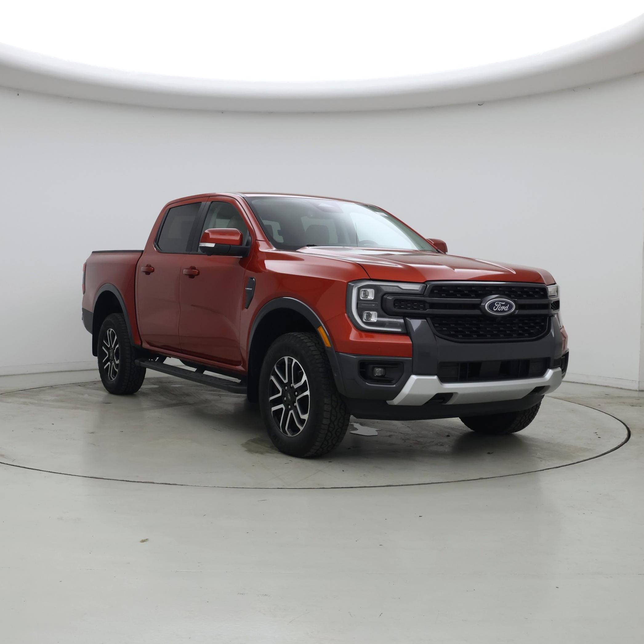 Red 2024 Ford Ranger Pickup Truck Four-Wheel Drive Automatic