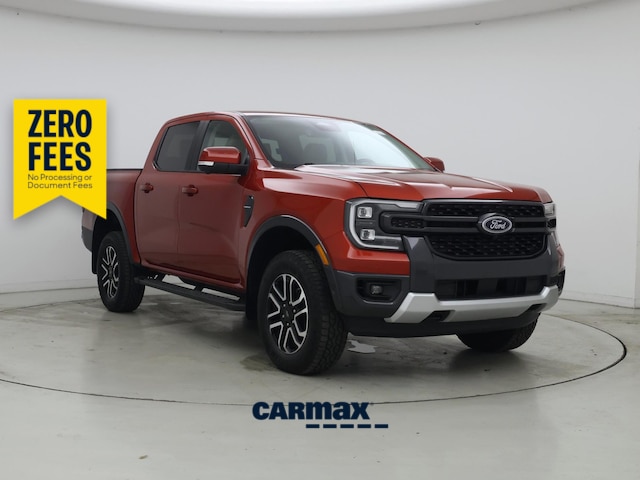 Red 2024 Ford Ranger Pickup Truck Four-Wheel Drive Automatic