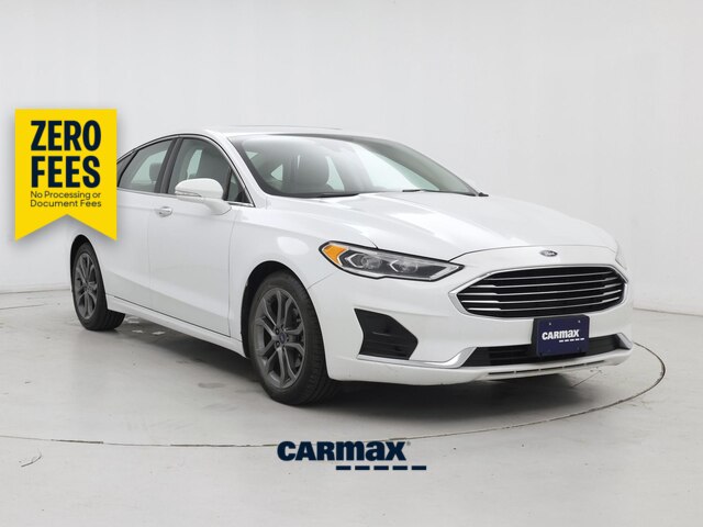 White 2019 Ford Fusion SEL Sedan Front-Wheel Drive Automatic