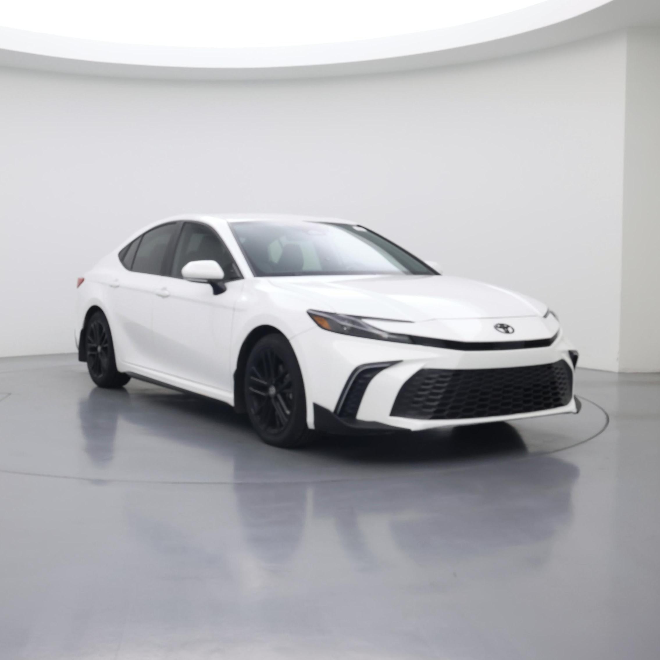 White 2025 Toyota Camry Sedan Front-Wheel Drive Automatic