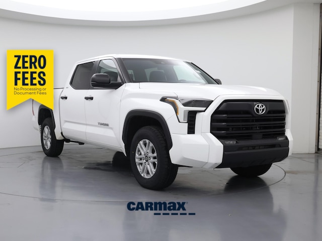 White 2025 Toyota Tundra Pickup Truck Four-Wheel Drive Automatic
