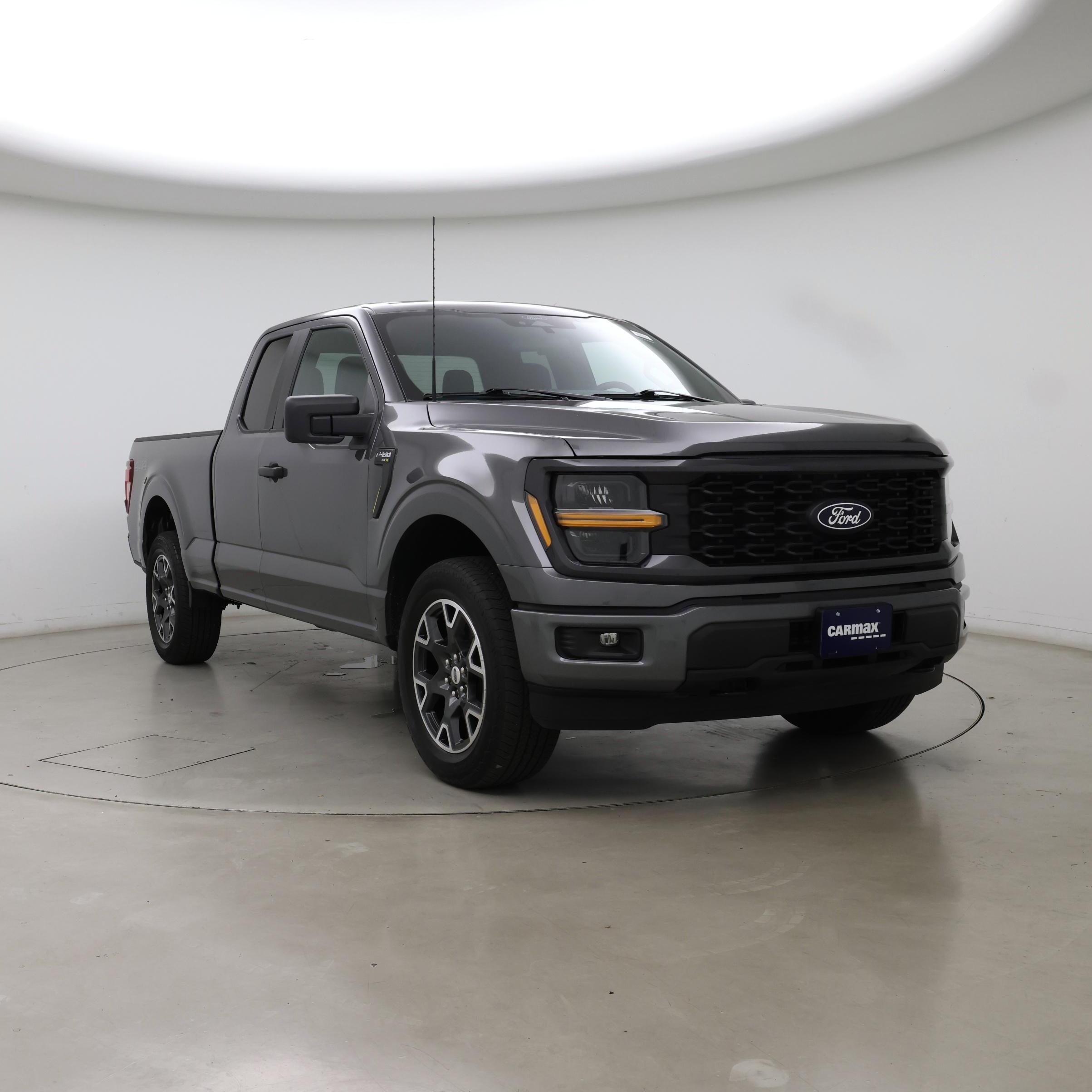 Gray 2025 Ford F-150 Pickup Truck Four-Wheel Drive Automatic