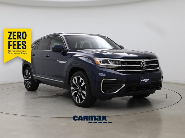 Blue 2021 Volkswagen Atlas Cross Sport SUV / Crossover All-Wheel Drive Automatic