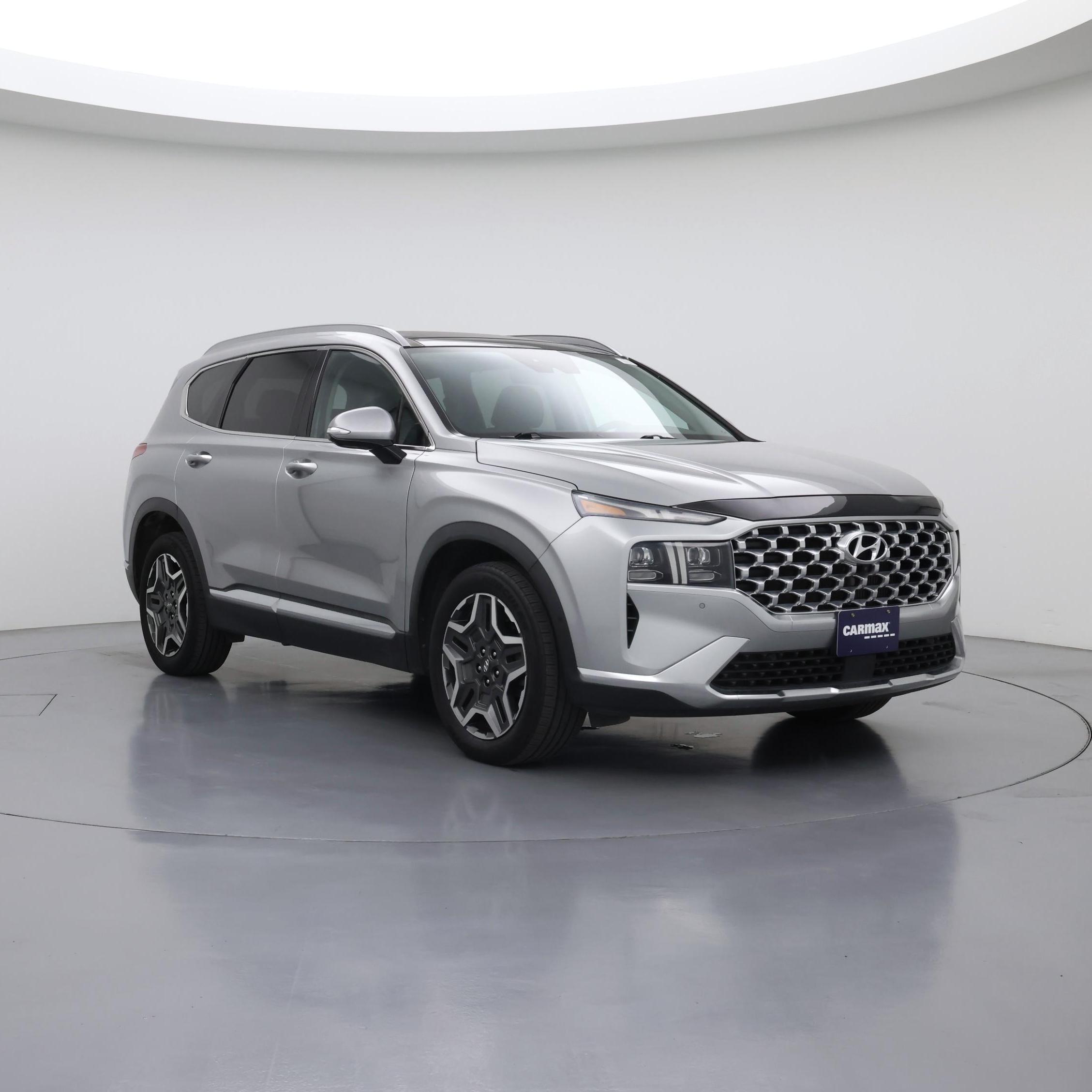 Silver 2021 Hyundai Santa Fe SUV / Crossover Front-Wheel Drive Automatic