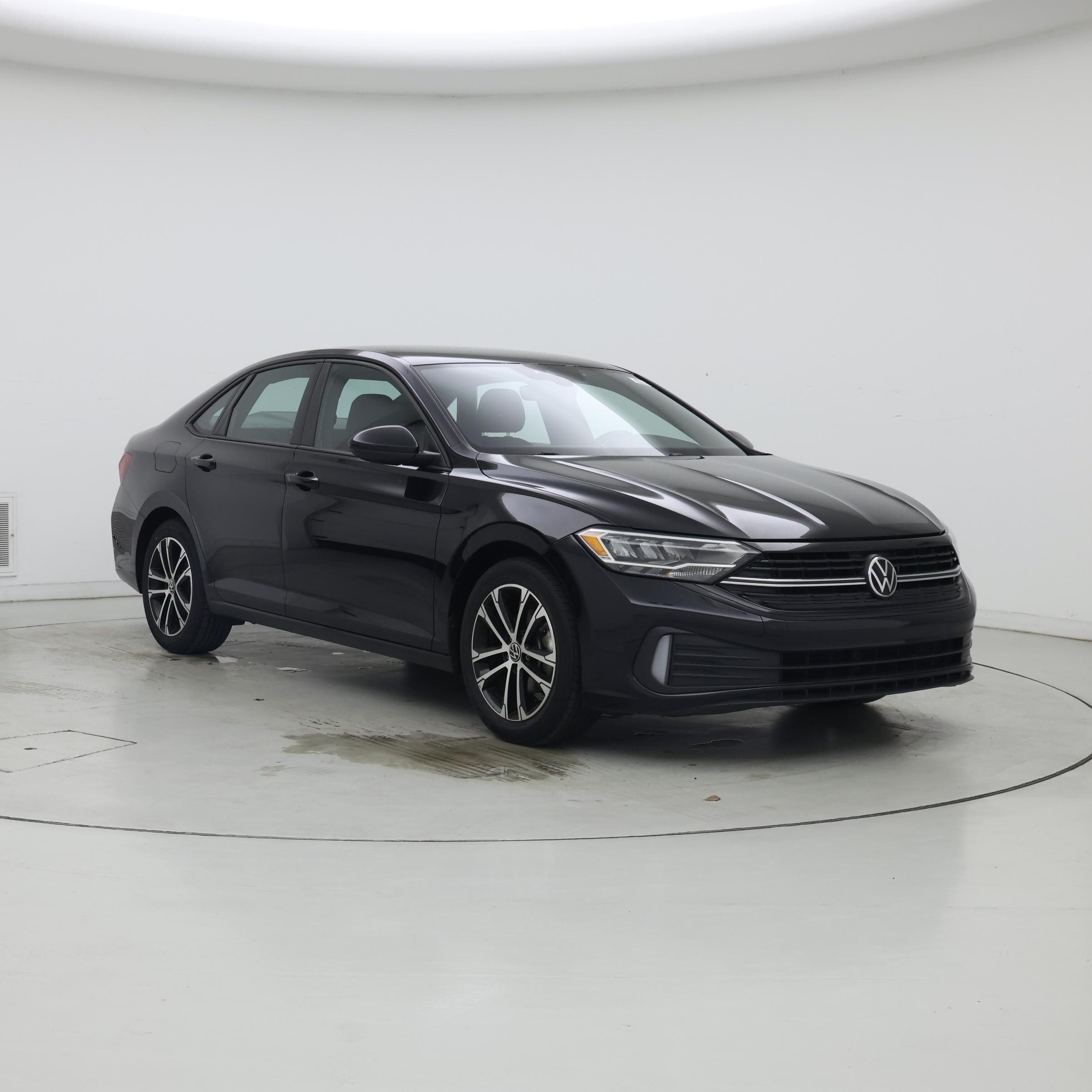 Black 2022 Volkswagen Jetta Sedan Front-Wheel Drive Automatic