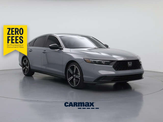 Gray 2025 Honda Accord Hybrid Sedan Front-Wheel Drive Automatic