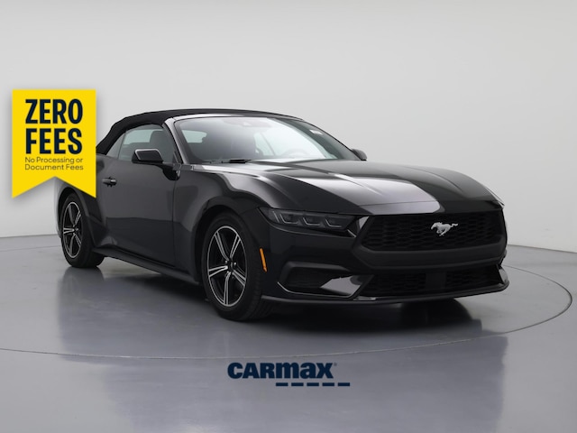 Black 2025 Ford Mustang Convertible Rear-Wheel Drive Automatic