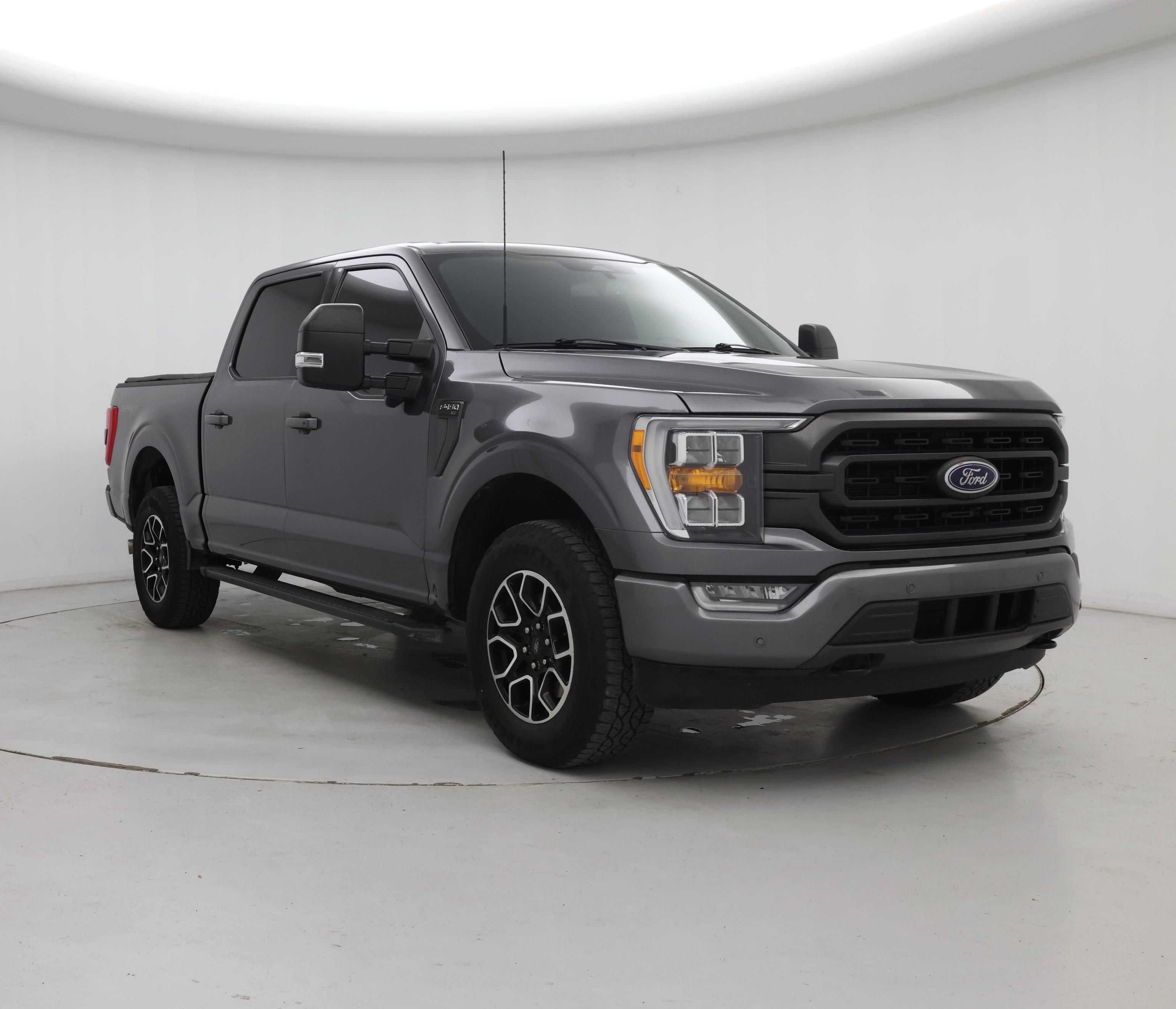 Gray 2023 Ford F-150 Pickup Truck Four-Wheel Drive Automatic