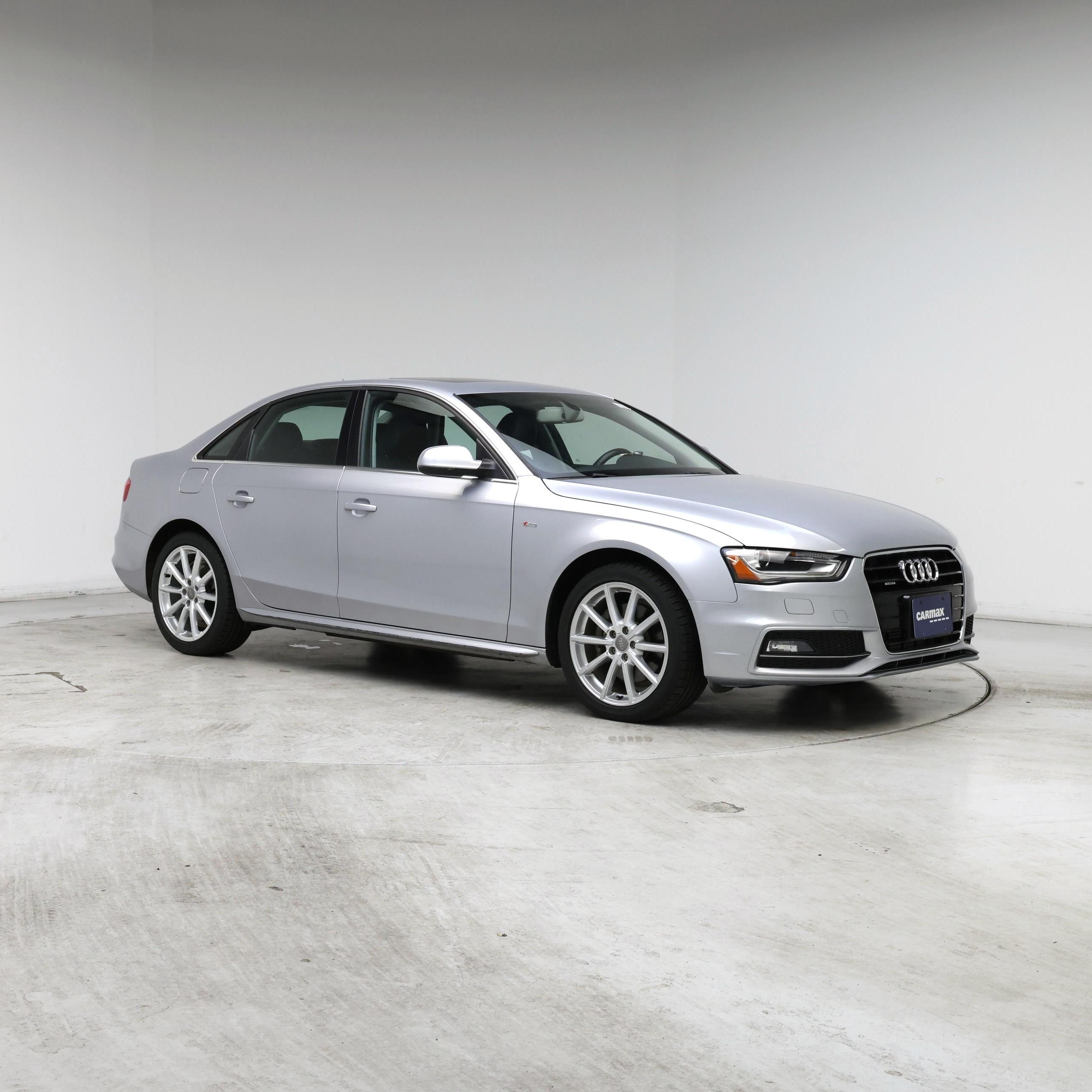 Silver 2015 Audi A4 Sedan All-Wheel Drive Automatic