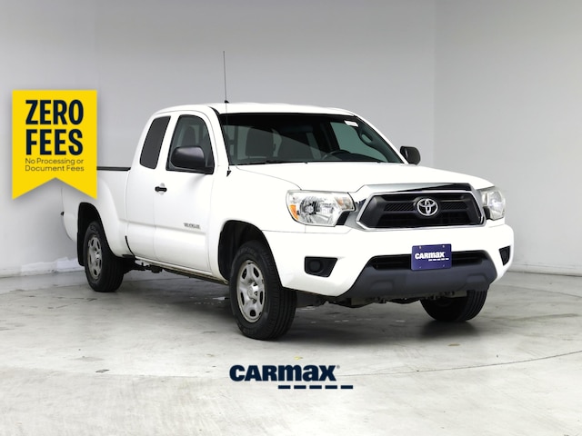White 2014 Toyota Tacoma Pickup Truck Automatic