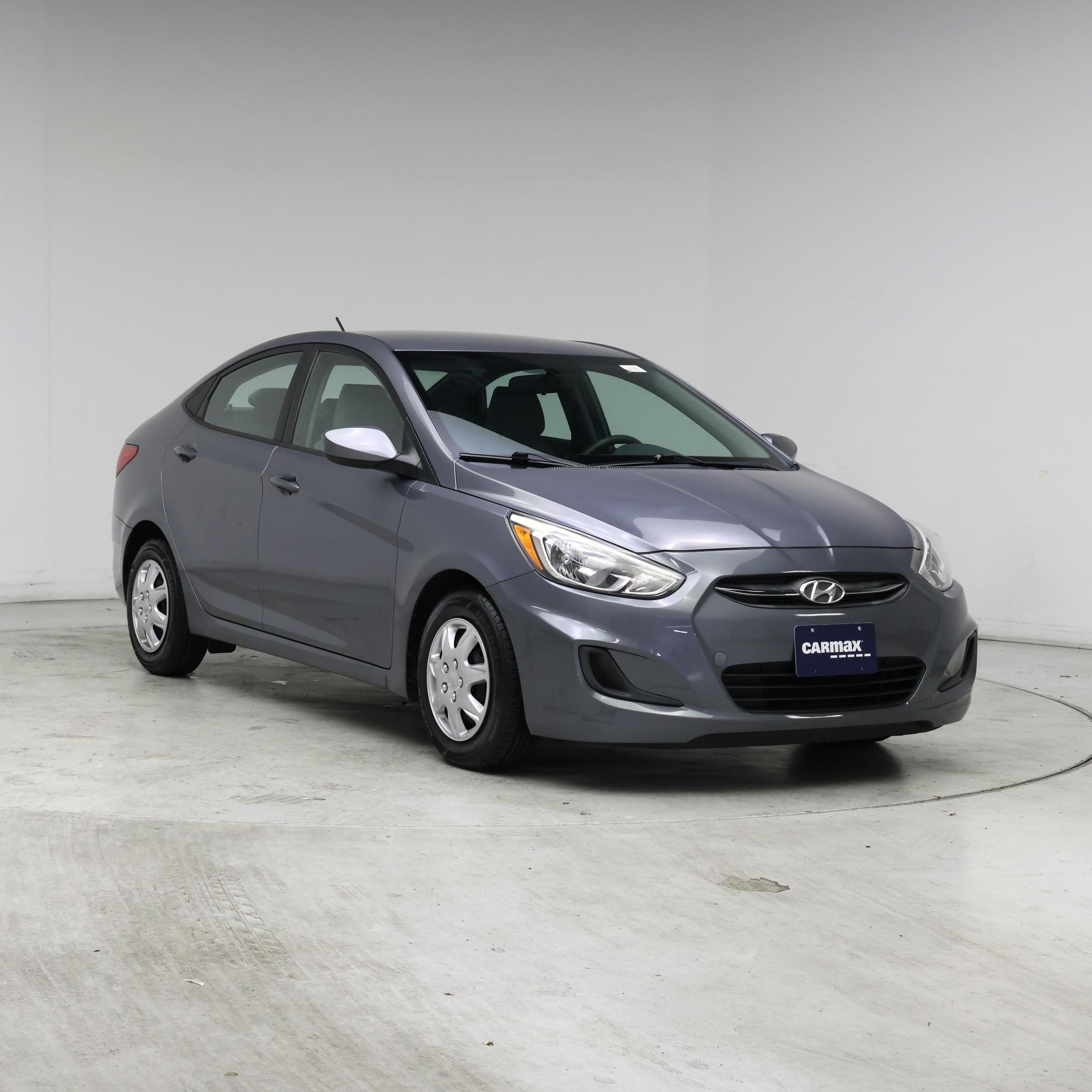Gray 2017 Hyundai Accent Sedan Front-Wheel Drive Automatic