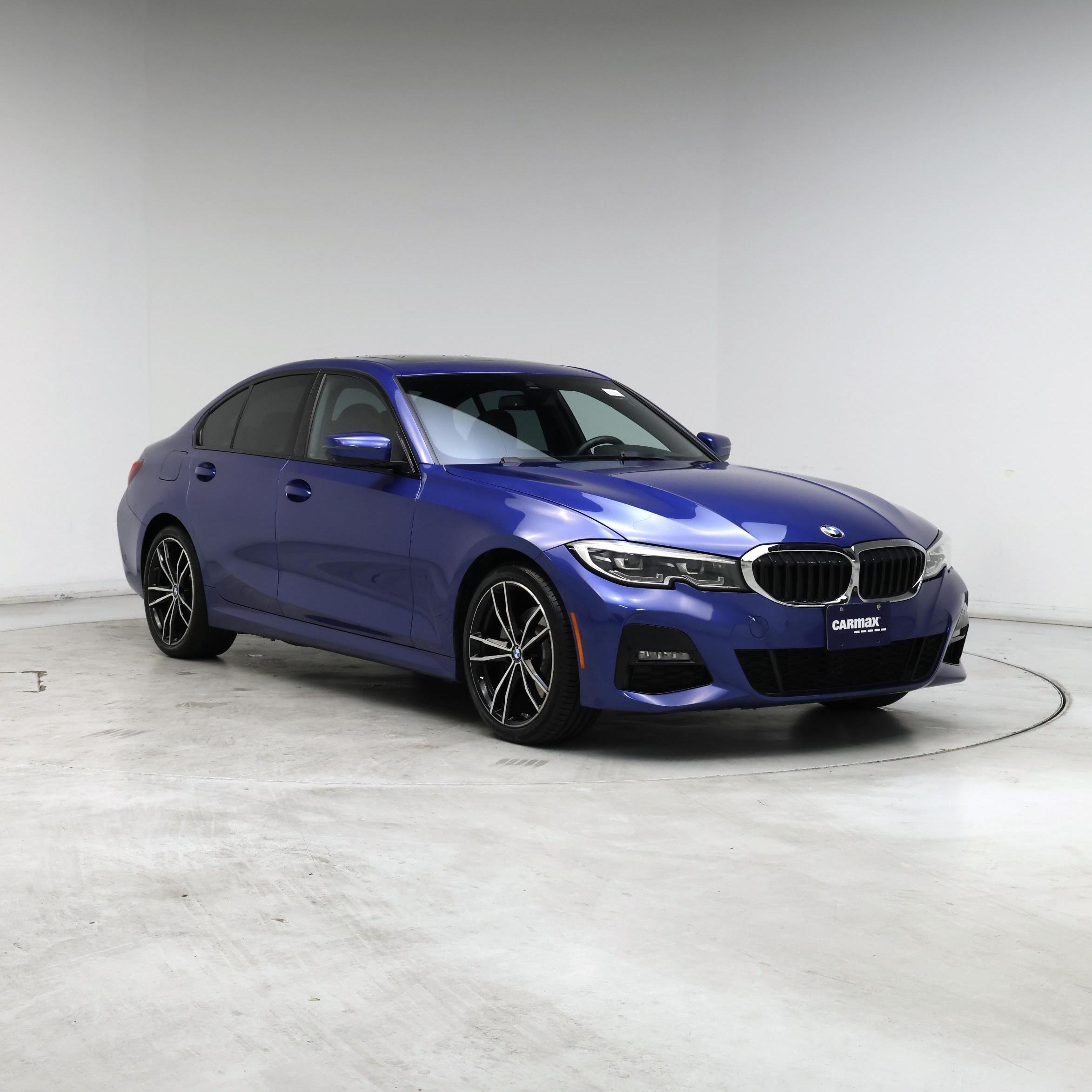 Blue 2021 BMW 3 Series Sedan Rear-Wheel Drive Automatic