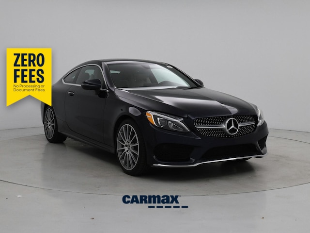Blue 2018 Mercedes-Benz C-Class C 300 Coupe RWD Coupe Rear-Wheel Drive Automatic