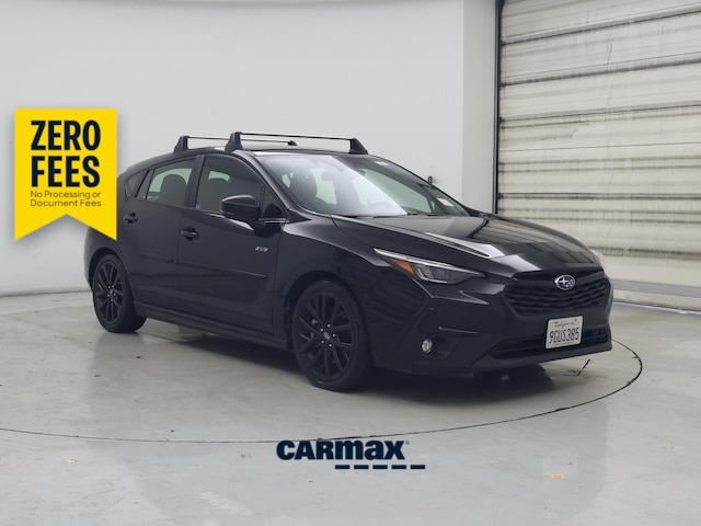 Black 2024 Subaru Impreza RS AWD Wagon All-Wheel Drive Automatic