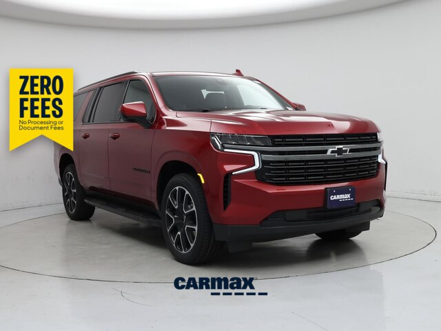 Red 2021 Chevrolet Suburban SUV / Crossover Four-Wheel Drive Automatic