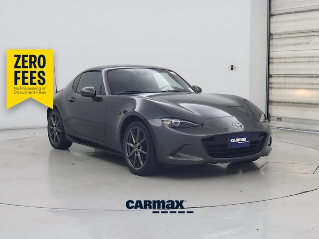 Gray 2018 Mazda MX-5 Miata RF Grand Touring RWD Convertible Rear-Wheel Drive Automatic
