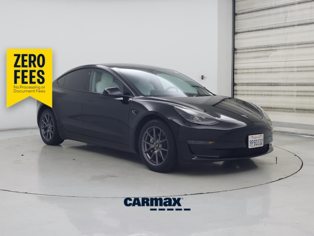 Black 2023 Tesla Model 3 RWD Sedan Rear-Wheel Drive Automatic