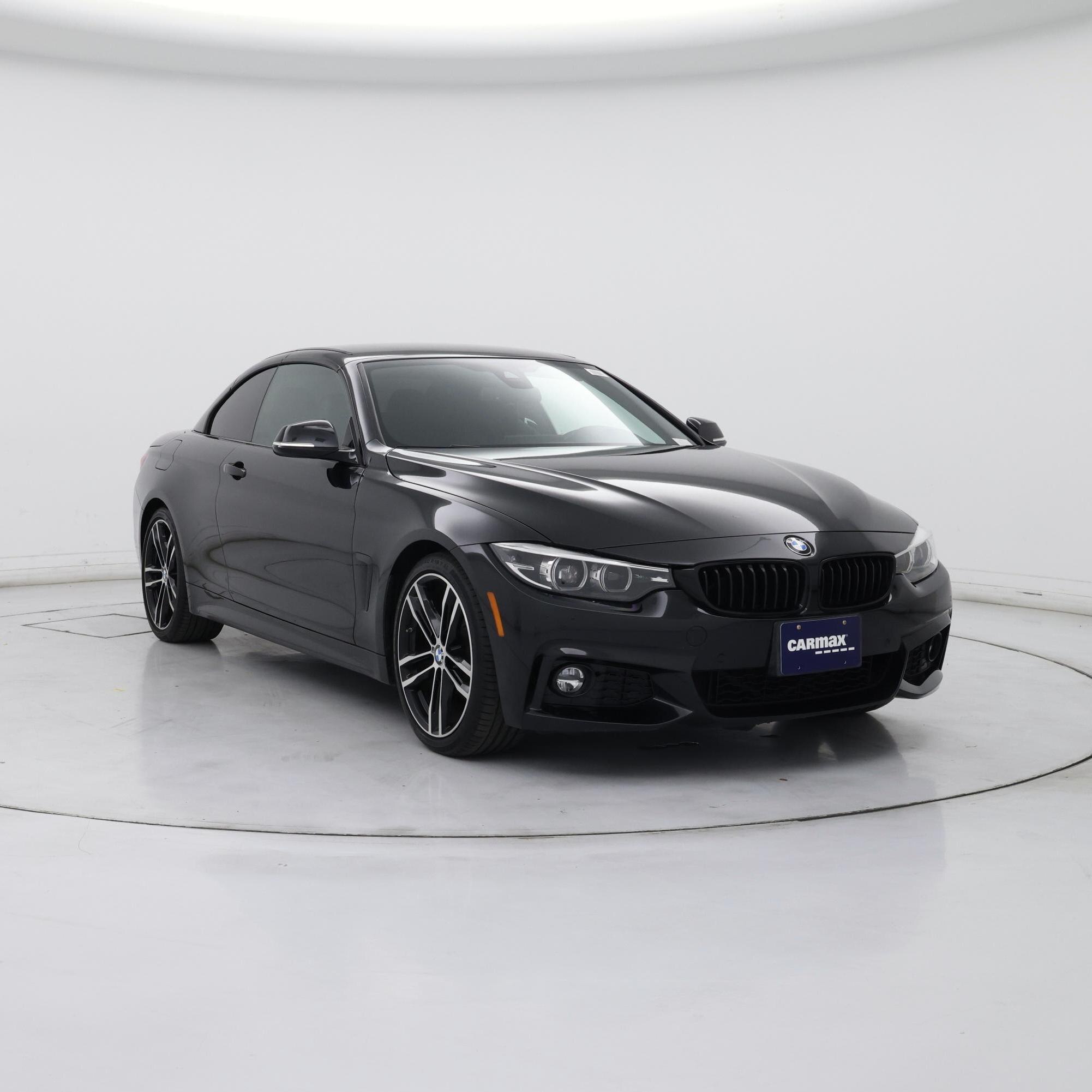 Black 2020 BMW 4 Series Convertible Rear-Wheel Drive Automatic