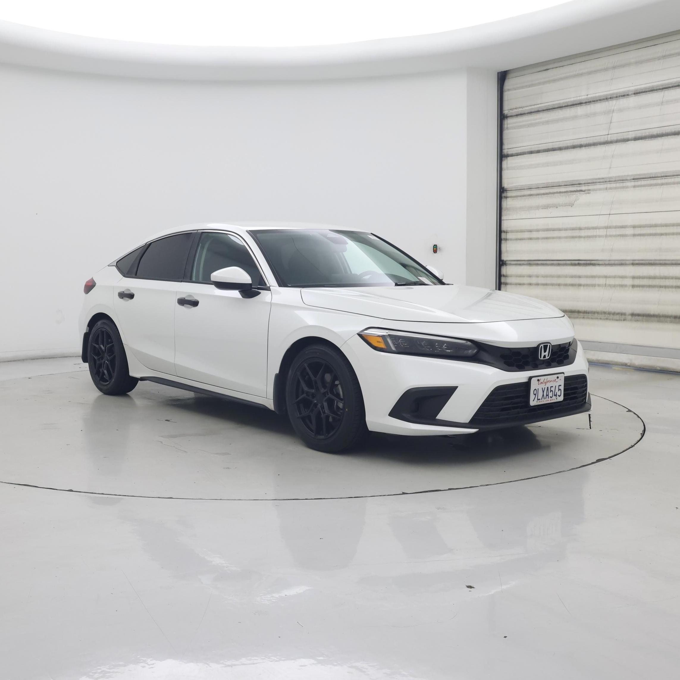 White 2024 Honda Civic Hatchback LX FWD Hatchback Front-Wheel Drive Automatic