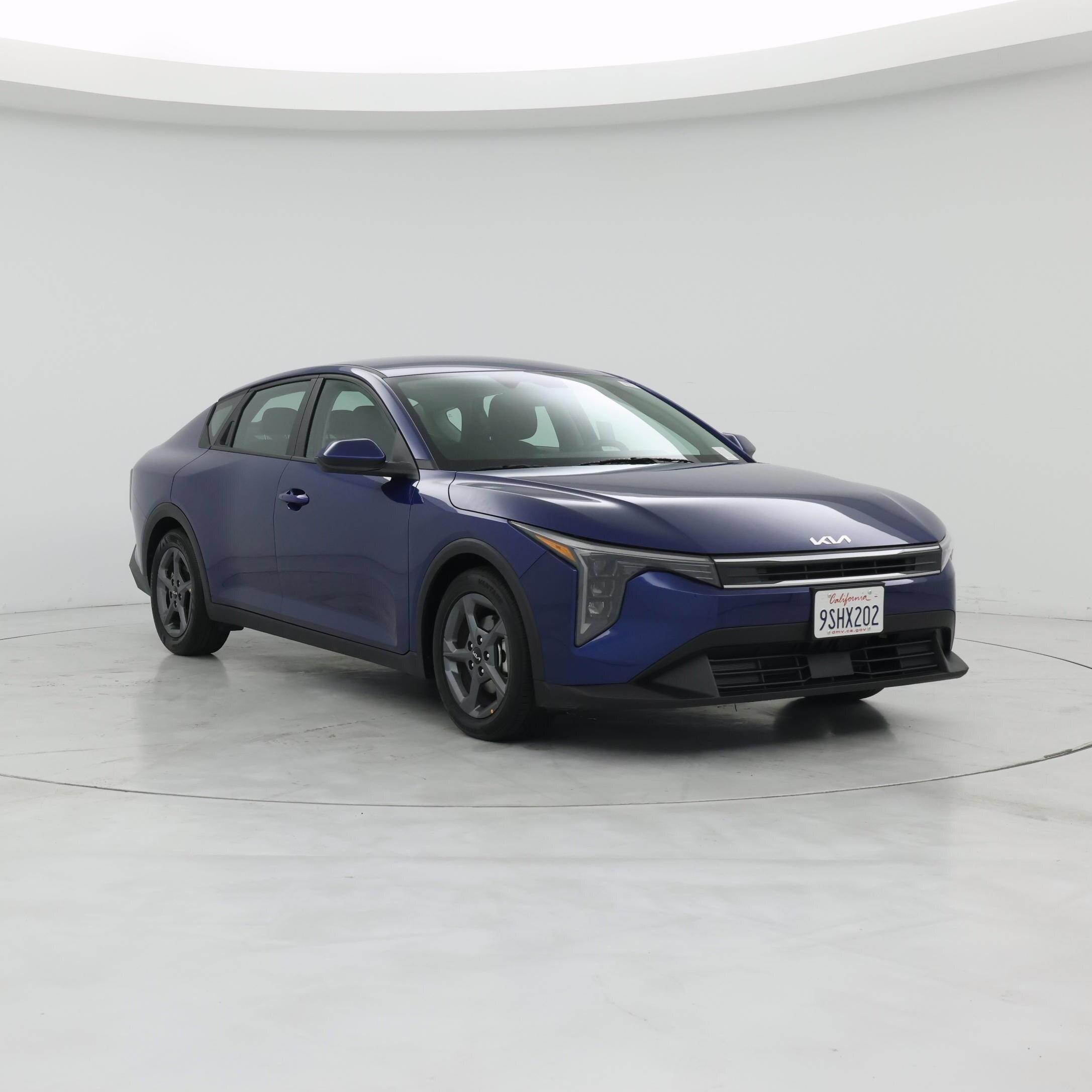 Blue 2025 Kia K4 LXS FWD Sedan Front-Wheel Drive Automatic