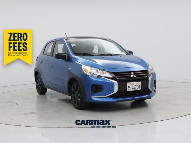 Blue 2024 Mitsubishi Mirage Hatchback Front-Wheel Drive Automatic