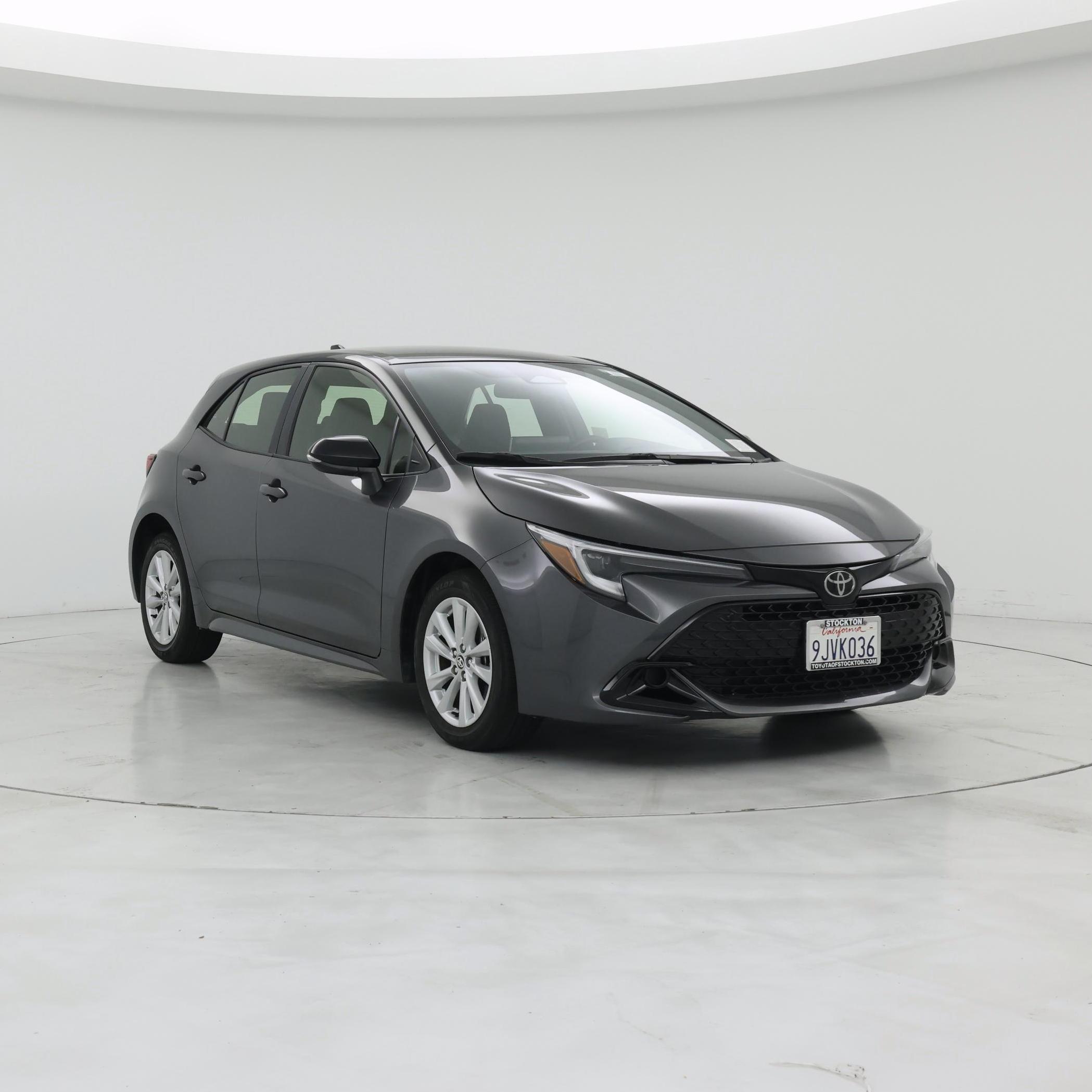 Gray 2024 Toyota Corolla Hatchback SE FWD Hatchback Front-Wheel Drive Automatic