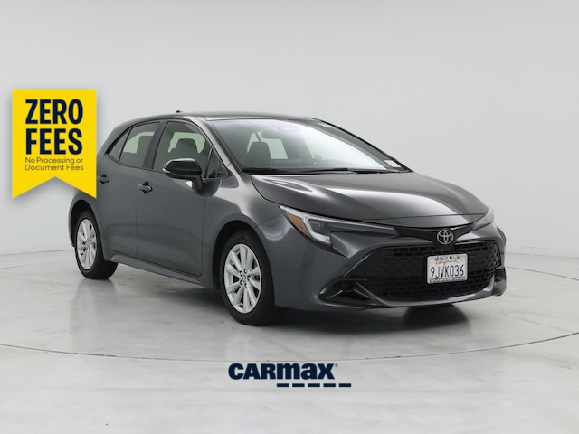 Gray 2024 Toyota Corolla Hatchback SE FWD Hatchback Front-Wheel Drive Automatic
