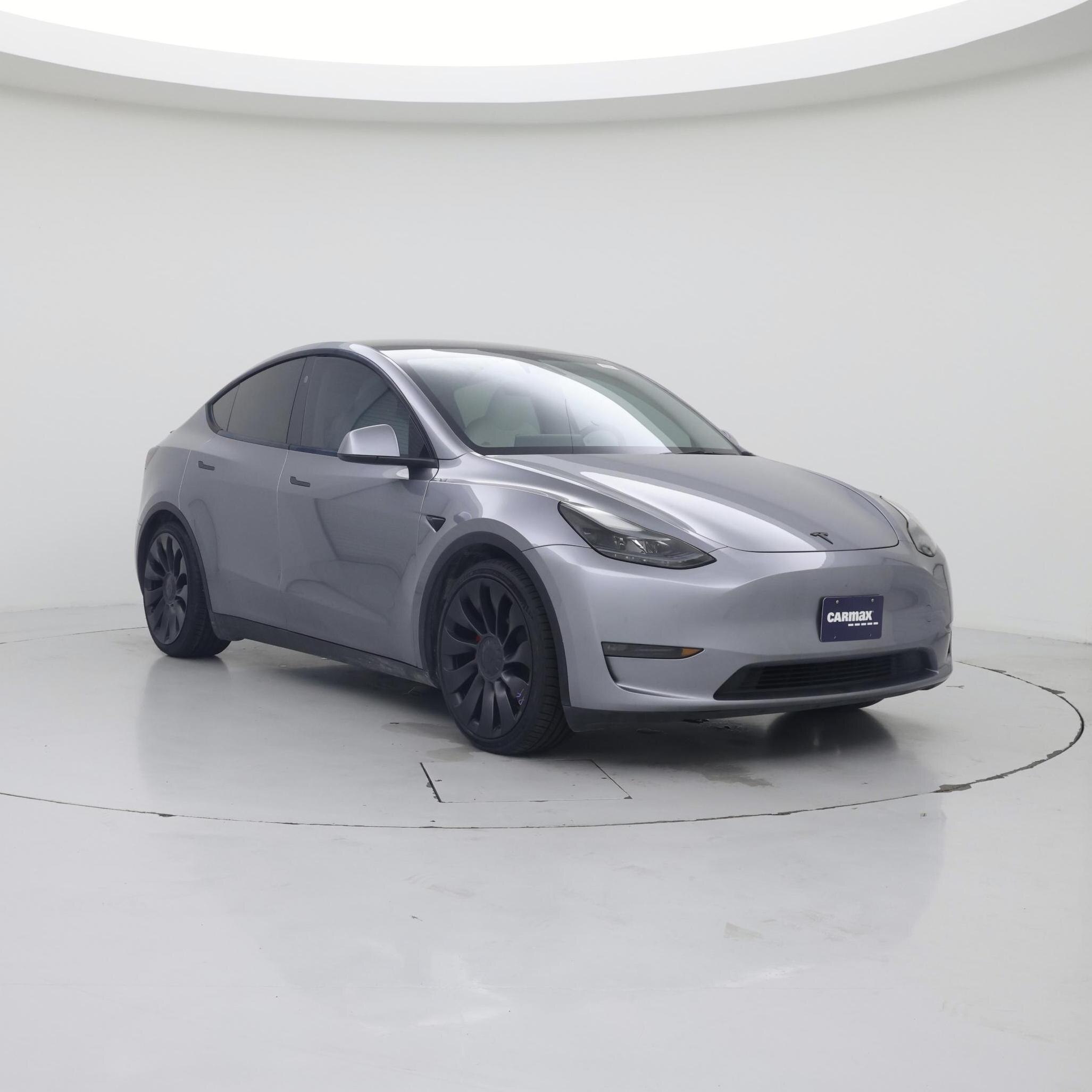 Silver 2024 Tesla Model Y Performance AWD SUV / Crossover All-Wheel Drive Automatic