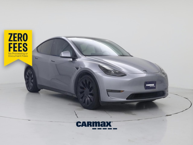 Silver 2024 Tesla Model Y Performance AWD SUV / Crossover All-Wheel Drive Automatic