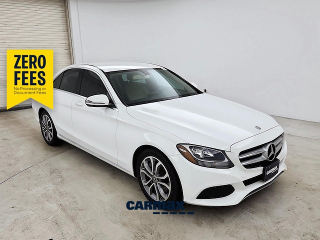 White 2017 Mercedes-Benz C-Class Sedan Automatic