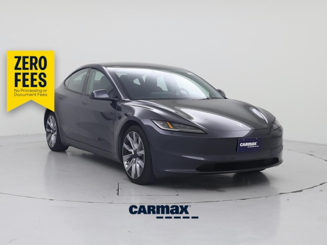 Gray 2024 Tesla Model 3 Long Range AWD Sedan All-Wheel Drive Automatic
