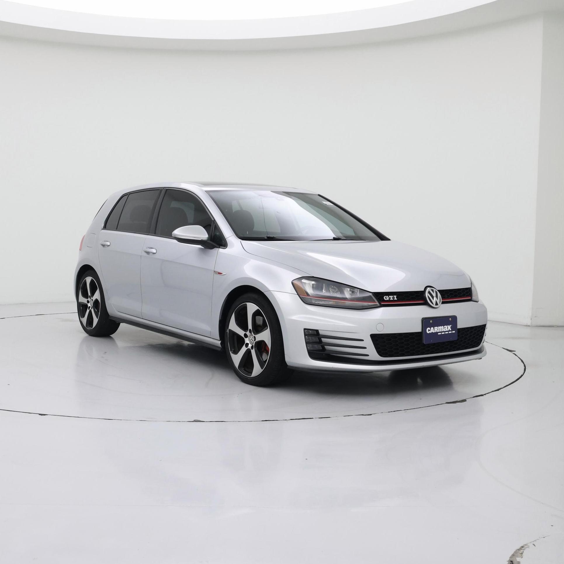 Silver 2016 Volkswagen Golf GTI Hatchback Front-Wheel Drive Automatic