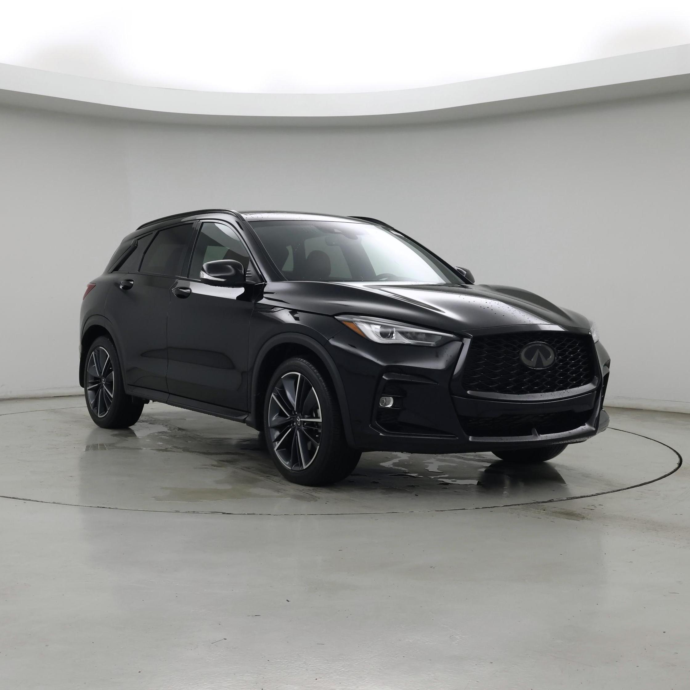 Black 2024 INFINITI QX50 SUV / Crossover Front-Wheel Drive Automatic