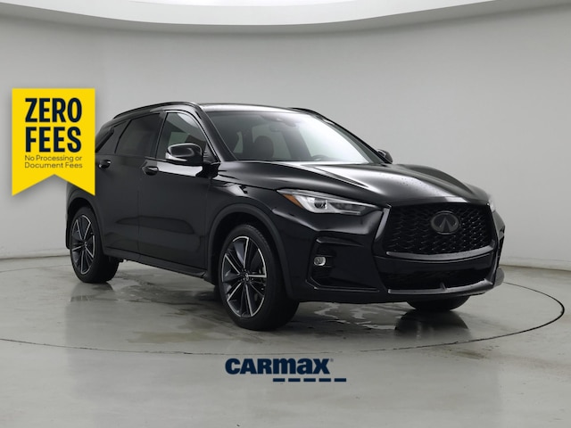 Black 2024 INFINITI QX50 SUV / Crossover Front-Wheel Drive Automatic