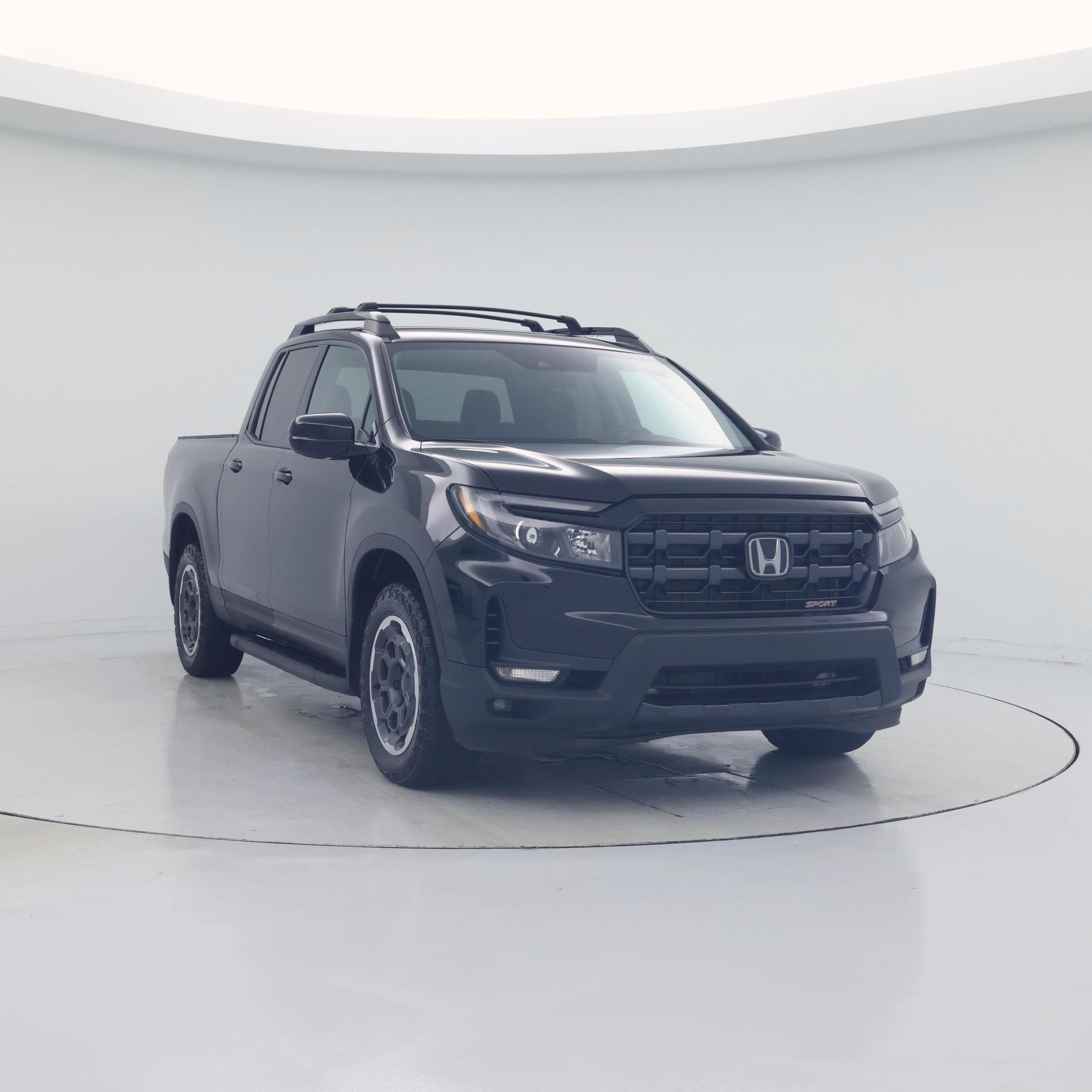Black 2024 Honda Ridgeline Pickup Truck All-Wheel Drive Automatic