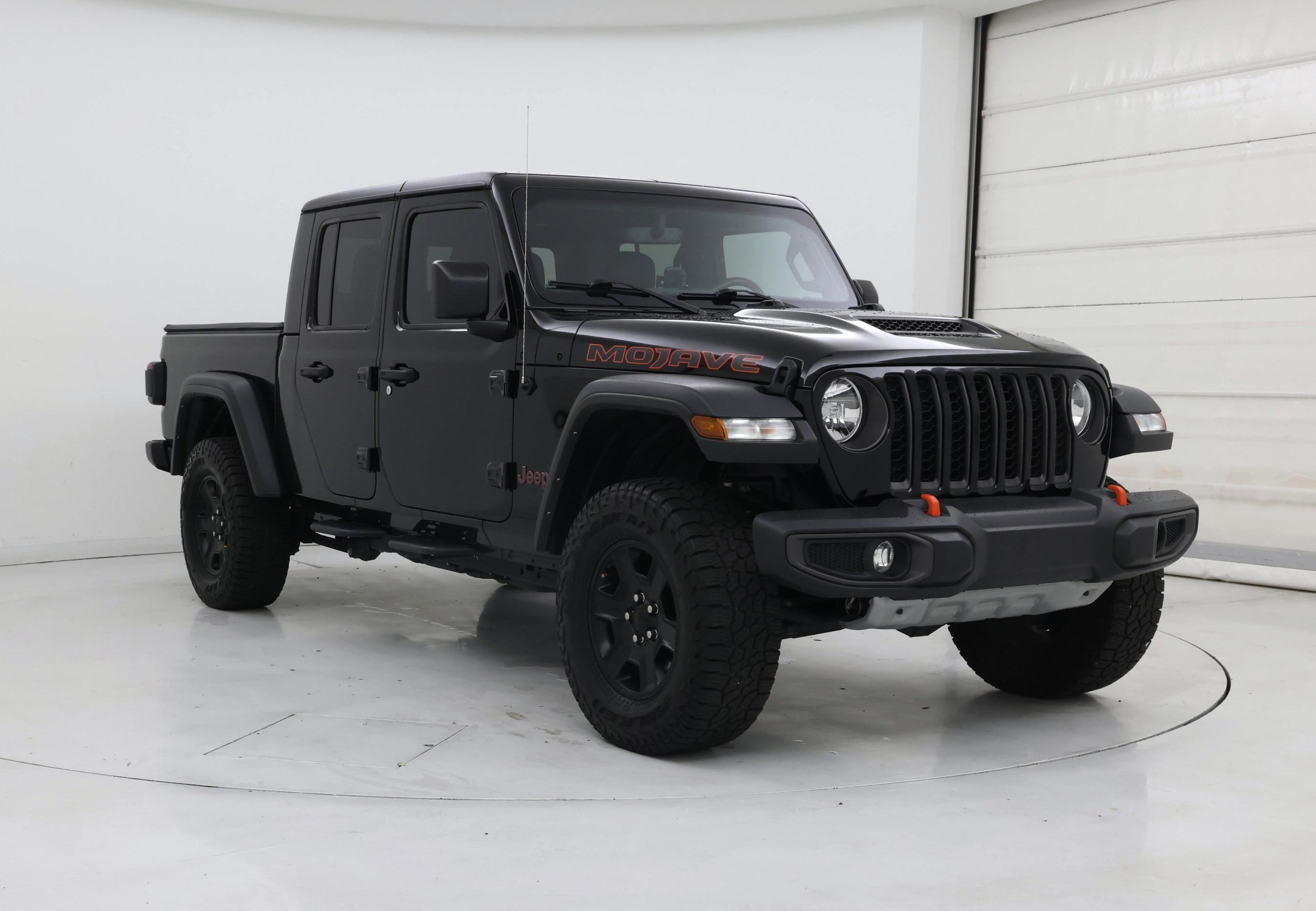 Black 2023 Jeep Gladiator Mojave Crew Cab 4WD Pickup Truck Four-Wheel Drive Automatic