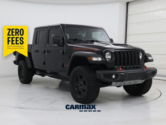 Black 2023 Jeep Gladiator Mojave Crew Cab 4WD Pickup Truck Four-Wheel Drive Automatic