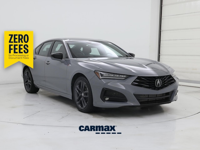 Gray 2025 Acura TLX SH-AWD with A-Spec Package Sedan All-Wheel Drive Automatic