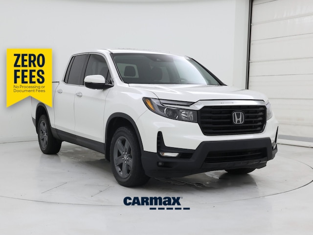 White 2023 Honda Ridgeline RTL-E AWD Pickup Truck All-Wheel Drive Automatic