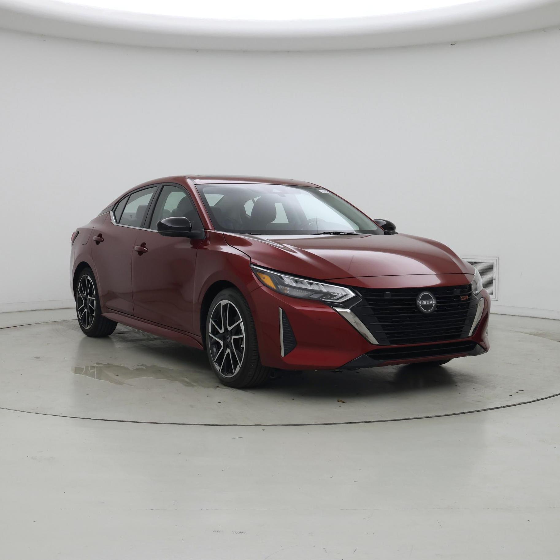 Red 2024 Nissan Sentra Sedan Front-Wheel Drive Automatic