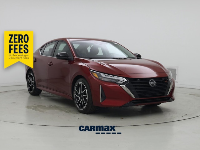 Red 2024 Nissan Sentra Sedan Front-Wheel Drive Automatic