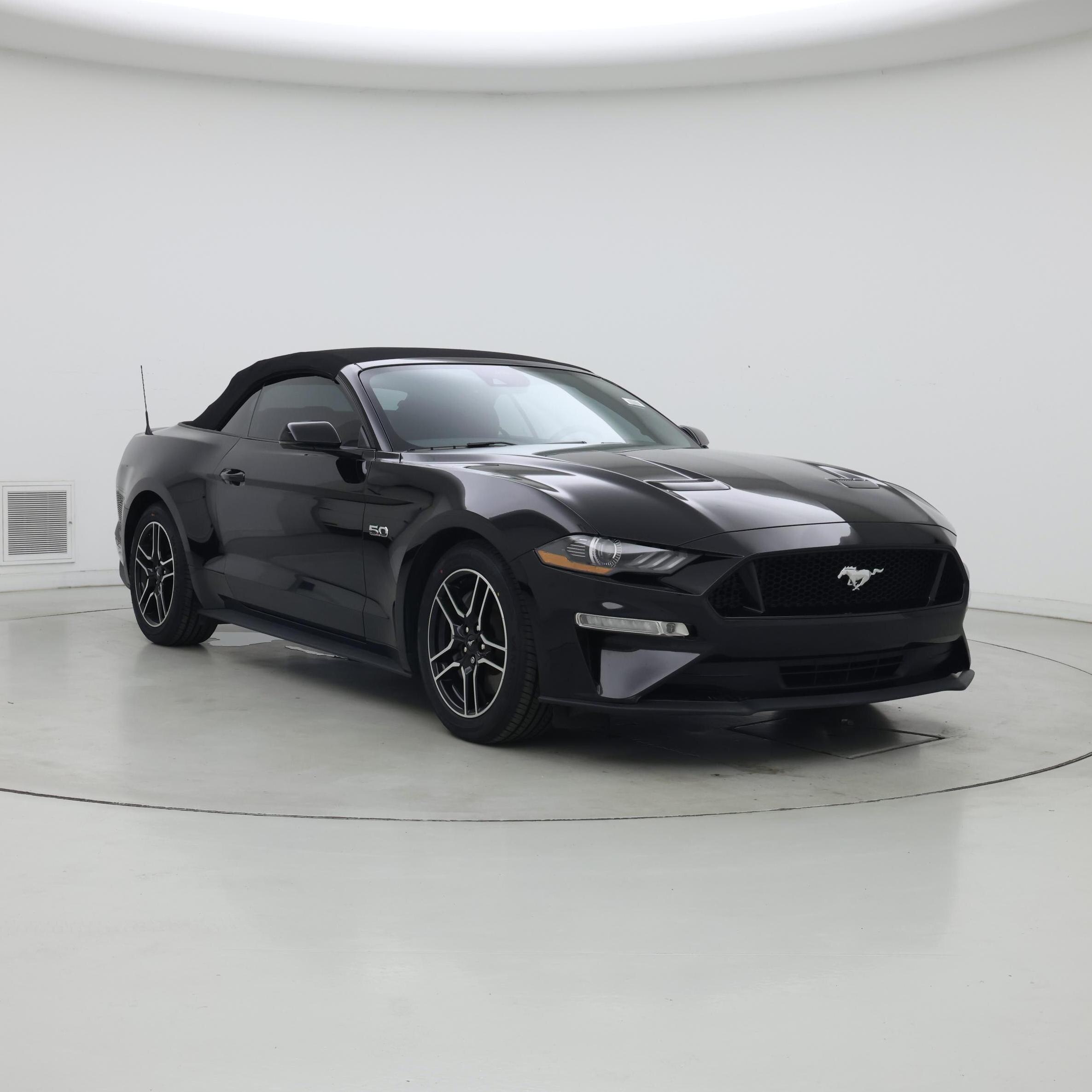 Black 2021 Ford Mustang Convertible Rear-Wheel Drive Automatic